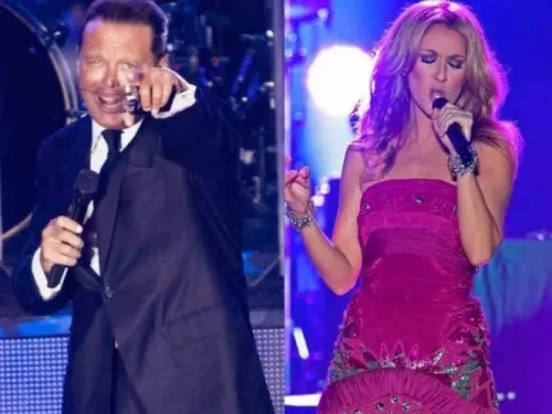 Luis Miguel comparte romántico dueto con Céline Dion