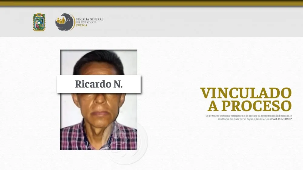 Vinculado a proceso por violación en agravio de la nieta de su pareja sentimental