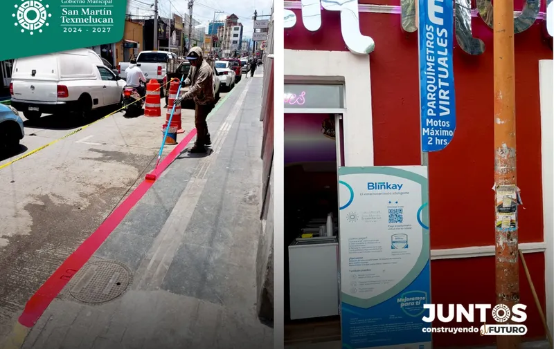 Gobierno de Texmelucan anuncia disposiciones de estacionamiento en la vía pública para motocicletas
