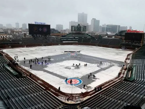 La nieve de obliga a posponer juego de los Cachorros