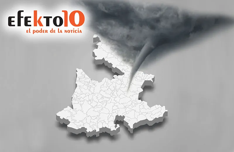 Mapa Puebla Tormenta
