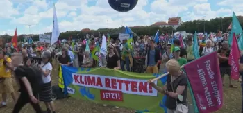 En Alemania, manifestantes piden al G7 acciones ante el cambio climático