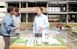 RMV supervisa construcción del Arco de Seguridad en Palmar de Bravo