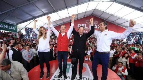 Alfredo del Mazo Maza tomó protesta como candidato del PRI en el Edomex