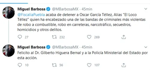 Cayó “El loco” Téllez