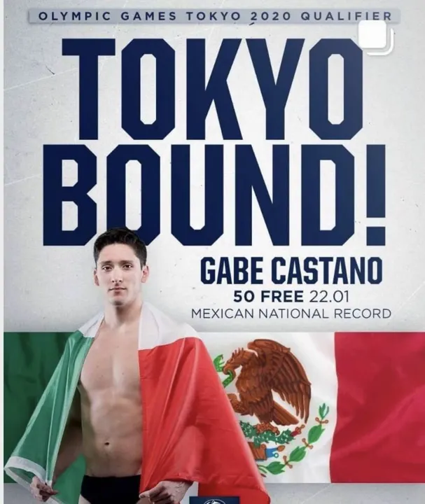 Gabriel Castaño, primer mexicano en conseguir boleto a Juegos Olímpicos en Natación.