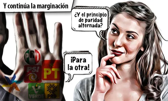 Partidos continúan marginando mujeres, con el visto bueno del IEE