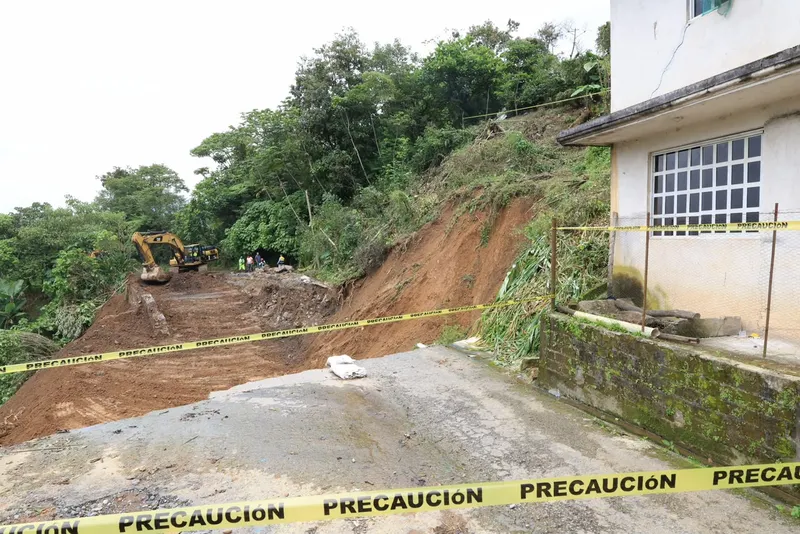Sierra Norte de Puebla: atienden siete de 15 puntos afectados por lluvias