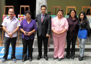 Abre CDH Puebla exposición de pinturas creadas por niños y niñas indígenas