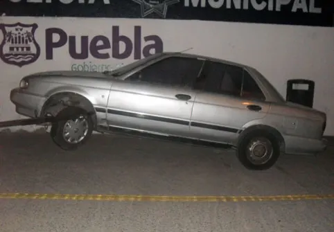 Ssptm recupera auto con reporte de robo