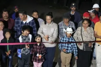 Ariadna Ayala impulsa al campo de Atlixco con rehabilitación de caminos rurales en ejidos del Sector 3