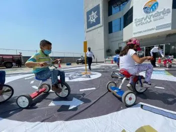 Festeja Seguridad Pública de San Andrés Cholula el día de la niñez
