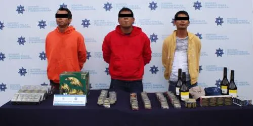 Detienen fuerzas municipales a tres integrantes de la banda “Los Matrix”