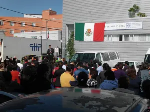Evacuan el ISSSTE en simulacro de sismo?
