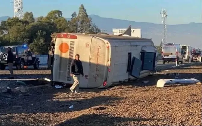 Accidente autopista México-Puebla