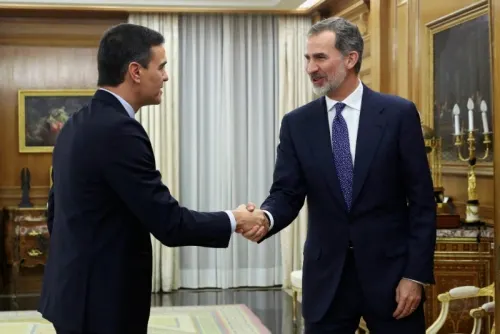 Rey de España elige a Sánchez como candidato a la presidencia