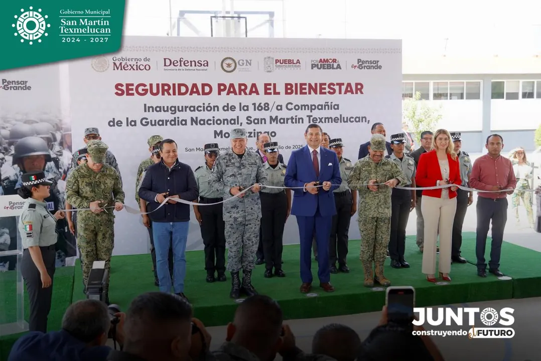 Texmelucan Inauguracion 168 A Compania Guardia Nacional Moyotzingo