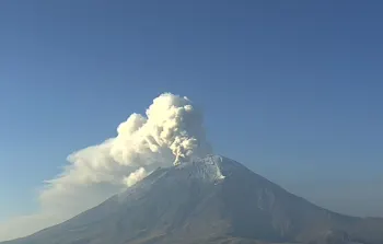 Volcán Popocatépetl: se espera caída de ceniza al sureste del estado y en Guerrero