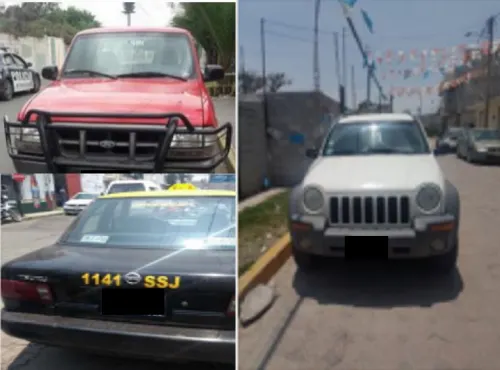 Policía Estatal recuperó 10 vehículos y una caja seca con reporte de robo