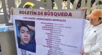 Familiares de Luis Ángel marchan para exigir avances en su búsqueda
