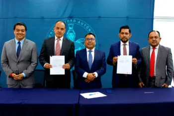 BUAP firma convenio de colaboración con CECyTE y Conalep