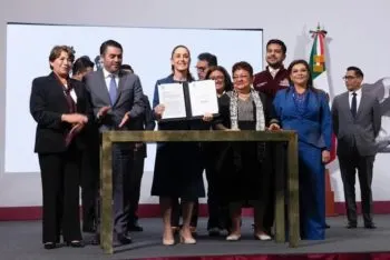 Con iniciativa para expedir Ley General de Aguas y reforma a Ley de Aguas Nacionales, se devuelve el agua a la nación: Sheinbaum