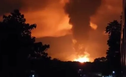 Explosión en La Ceiba