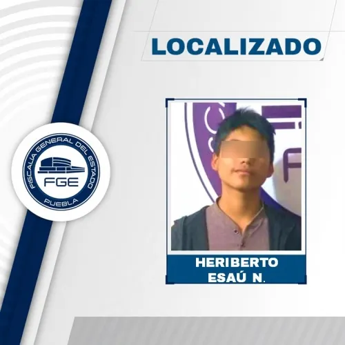 Fiscalía de Puebla ubicó a menor de edad reportado como no localizado