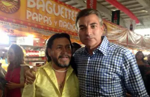 Tony Gali también visitó las instalaciones de la Feria