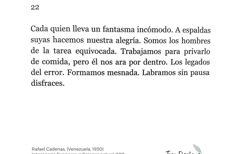 Fragmento Rafael Cadenas