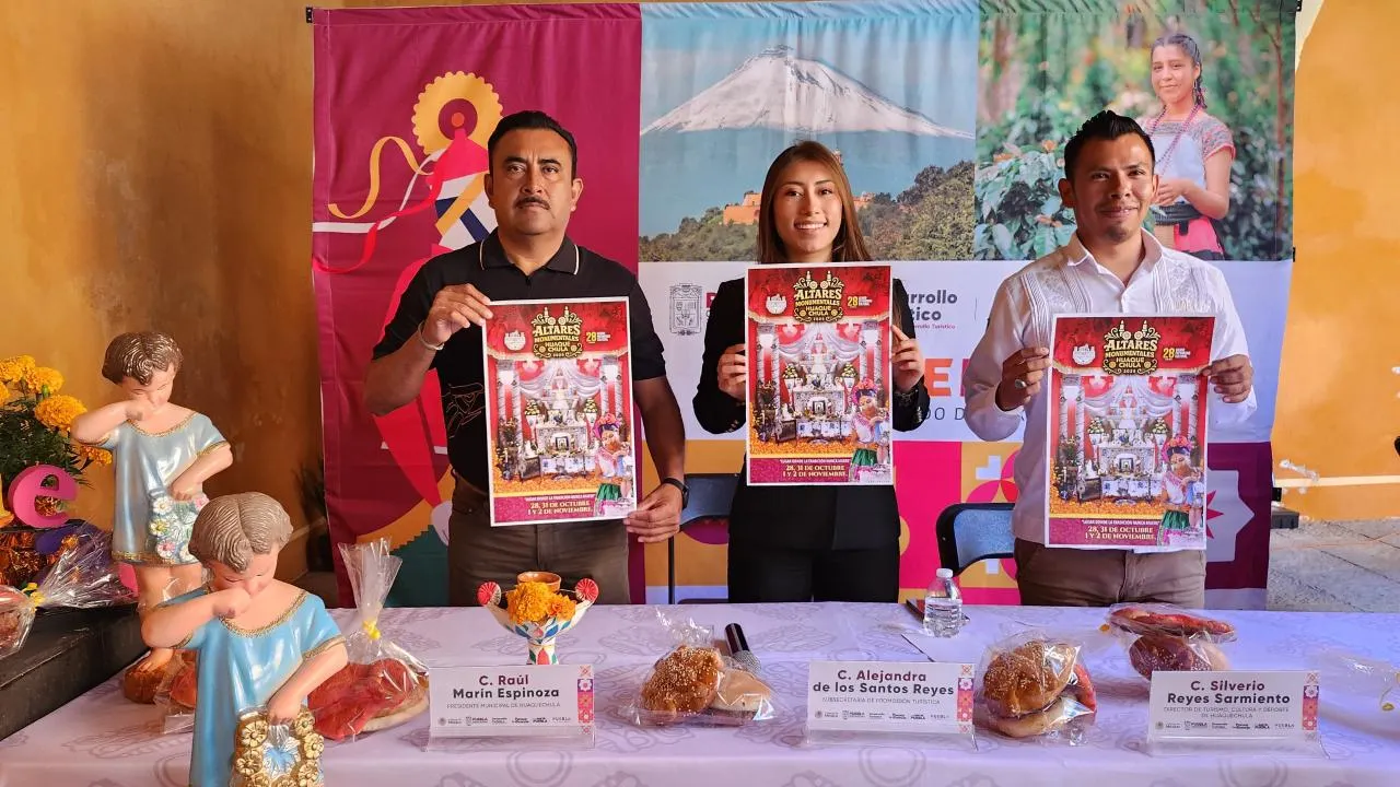 Altares monumentales, símbolo de fe y tradición viva en Huaquechula