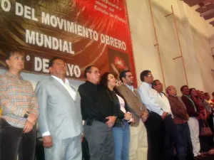 La CSR festejó el centenario del movimiento obrero internacional