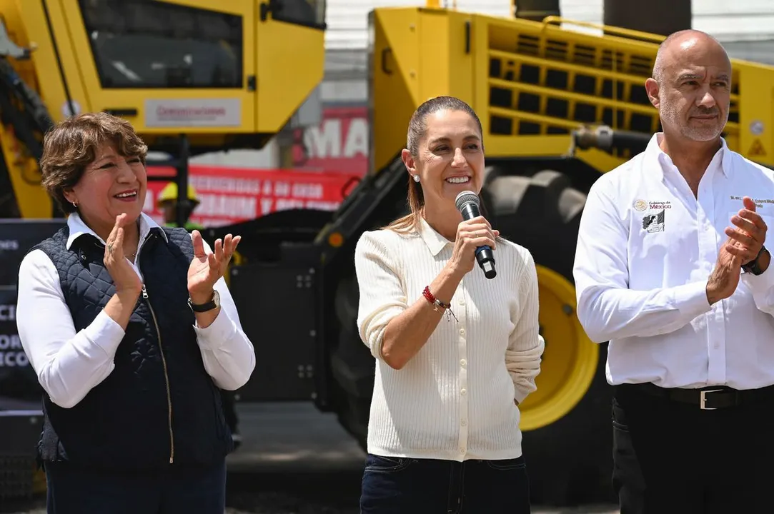 Sheinbaum Trenes Pavimentacion Sict Edomex