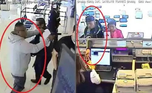 Detienen a dos hombres por asalto bancario en Plaza Satélite