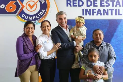 Cumple Tony Gali con la red de estancias infantiles