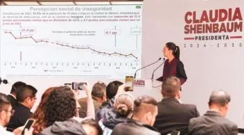 Las personas se sienten más seguras que en el 2018: Claudia Sheinbaum