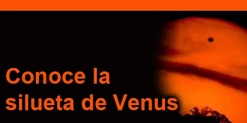 Silueta de Venus visible durante casi 7 horas