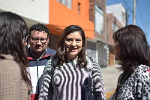 Revela Claudia Rivera que en el Centro Histórico sólo ingresaría transporte público ecológico