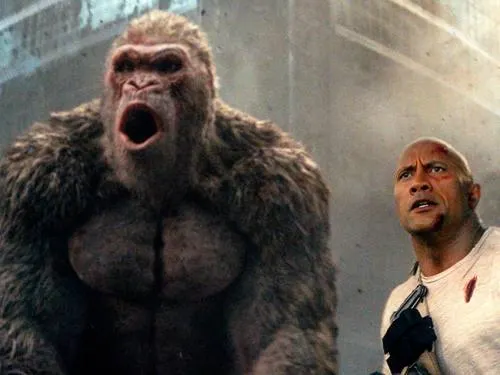 “Rampage” supera a ‘A Quiet Place’ como la película más taquillera