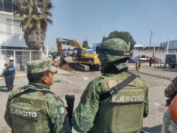 Encuentran huachi túnel en la Central de Abastos
