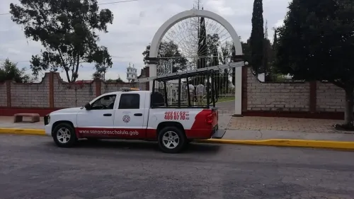 Protección Civil y Bomberos de San Andrés Cholula implementan operativos en panteones