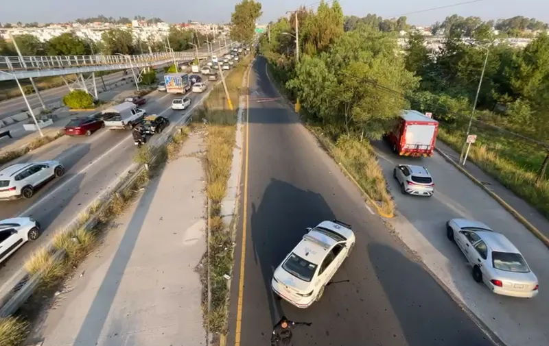 Motociclista muere tras presunto choque en el Periférico Ecológico de Puebla