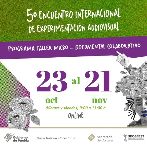 Invita Secretaría de Cultura a taller de micro-documental colaborativo