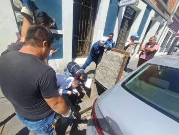 Realiza Ayuntamiento de Puebla recorridos para identificar y atender puntos de riesgo de inundación en el Centro Histórico