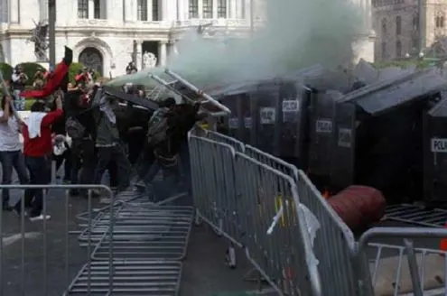 Segob niega uso de balas de goma en protestas del 1 de diciembre