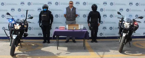Detuvo la policía municipal de Puebla a hombre por portación ilegal de arma de fuego