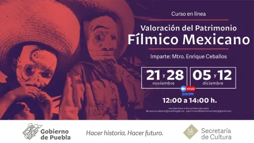 Ofrecerá Secretaría de Cultura curso de Patrimonio Fílmico Mexicano