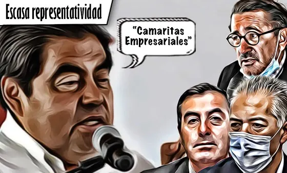 El desdén de Barbosa por las camaritas y jefecitos empresariales