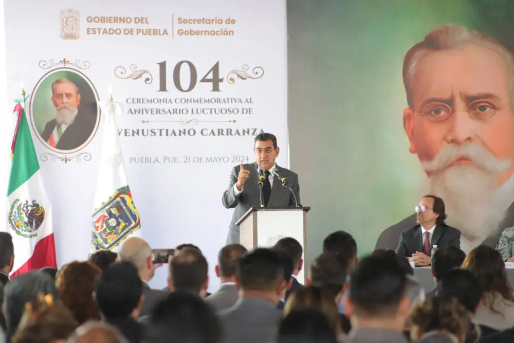 Encabeza Céspedes Peregrina aniversario luctuoso de Venustiano Carranza
