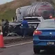 Muere joven de 20 años tras choque contra una pipa en la autopista Puebla-Atlixco
